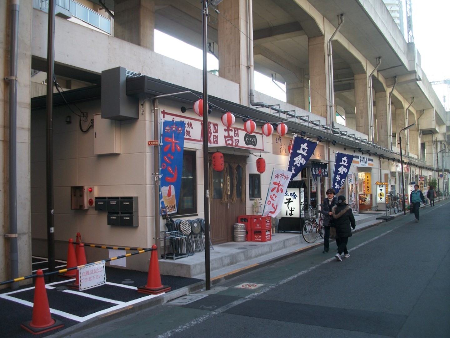 東京都内某仮設店舗