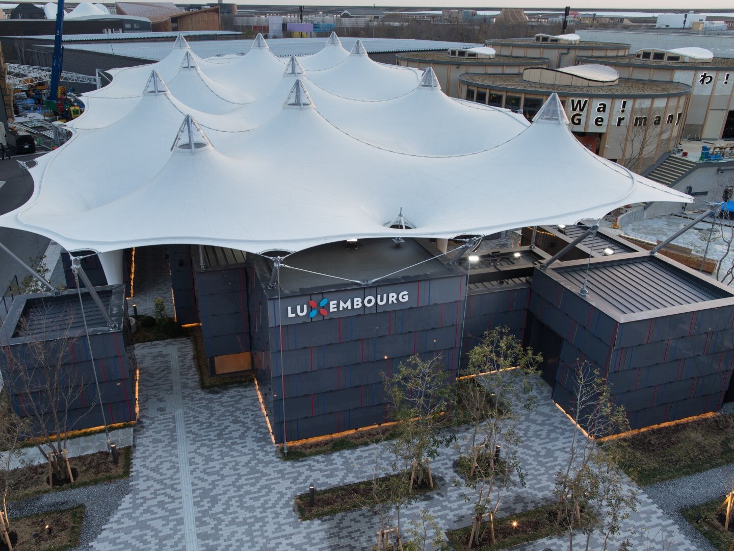 施工事例：2025大阪・関西万博ルクセンブルクパビリオン｜株式会社内藤